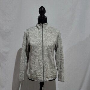 Eddie Bauer sweater jacket women's petite zipper cardigan cottagecore cabincore